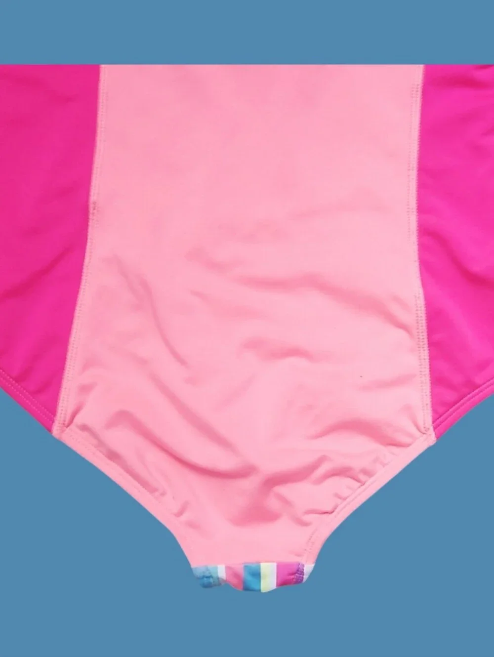 Lands' End Girl's Long Sleeve Half-zip Rash-Guard One-piece Swimsuit